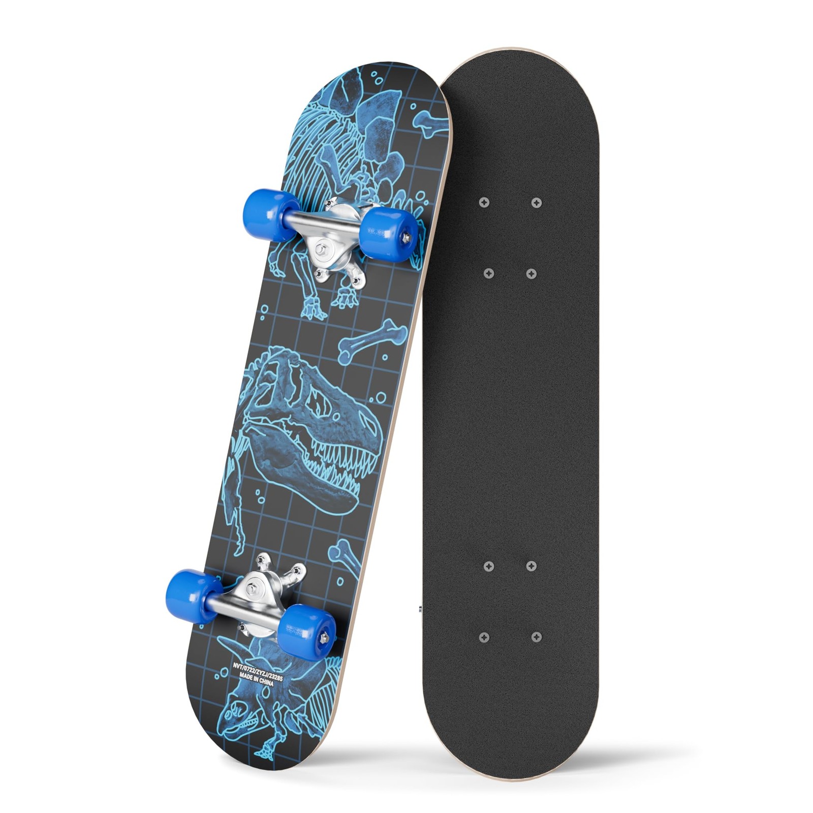 Kids 24" Mini Cruiser Skateboard - Aluminum Trucks - Ages 5-