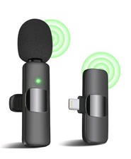IIQ Wireless Lavalier Microphone iPhone, Mini Professional Wireless Box O