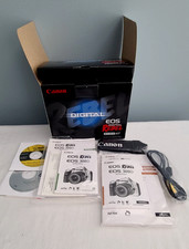 Empty Box and Manual for Canon EOS Rebel 300 D 58mm, CD, Book Instructions