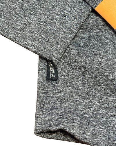 Victoria’s Secret PINK Hoodie Gray Orange Women’s XS Thumb Holes Athleisure - Picture 14 of 14