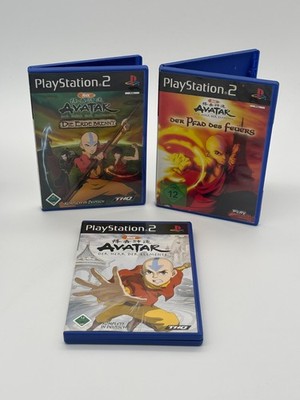 PS2 Sony Playstation 2  Avatar Herr der Elemente die Erde Brennt Pfad des Feuers