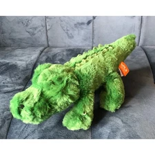 Wild Republic 11.5" Green Alligator Crocodile Fluffy Plush