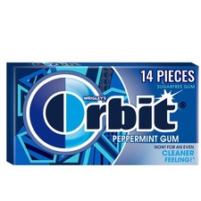 Orbit, Gum Peppermint Sugar Free Chewing Gum, Pack, 14 Count Pack of 1 , Red