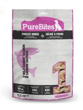 PureBites Freeze-Dried Salmon Dog Training Treats ~ 9.5 oz/270 g