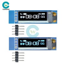 0.91" 128x32 OLED LCD Display Screen IIC I2C 3.3V 5V for AVR PIC Arduino Uno R3