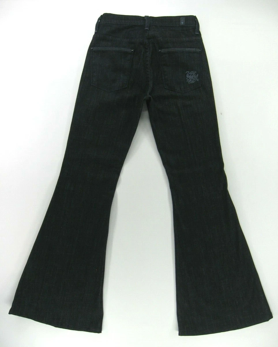 Seven 7 For All Mankind Bell Bottom Dark Wash Women s jeans size 25 30