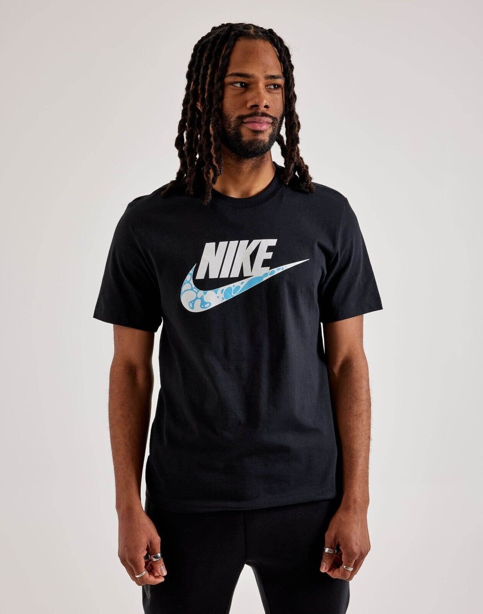 Nike Futura Logo WHTRepeat Logo NAVY各１本 Nike Shirt Mens Medium Blue Navy White Futura Logo Long