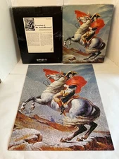 Complete ! Springbok 500 Piece Puzzle **Crossing of Mt. Saint-Bernard** Napoleon