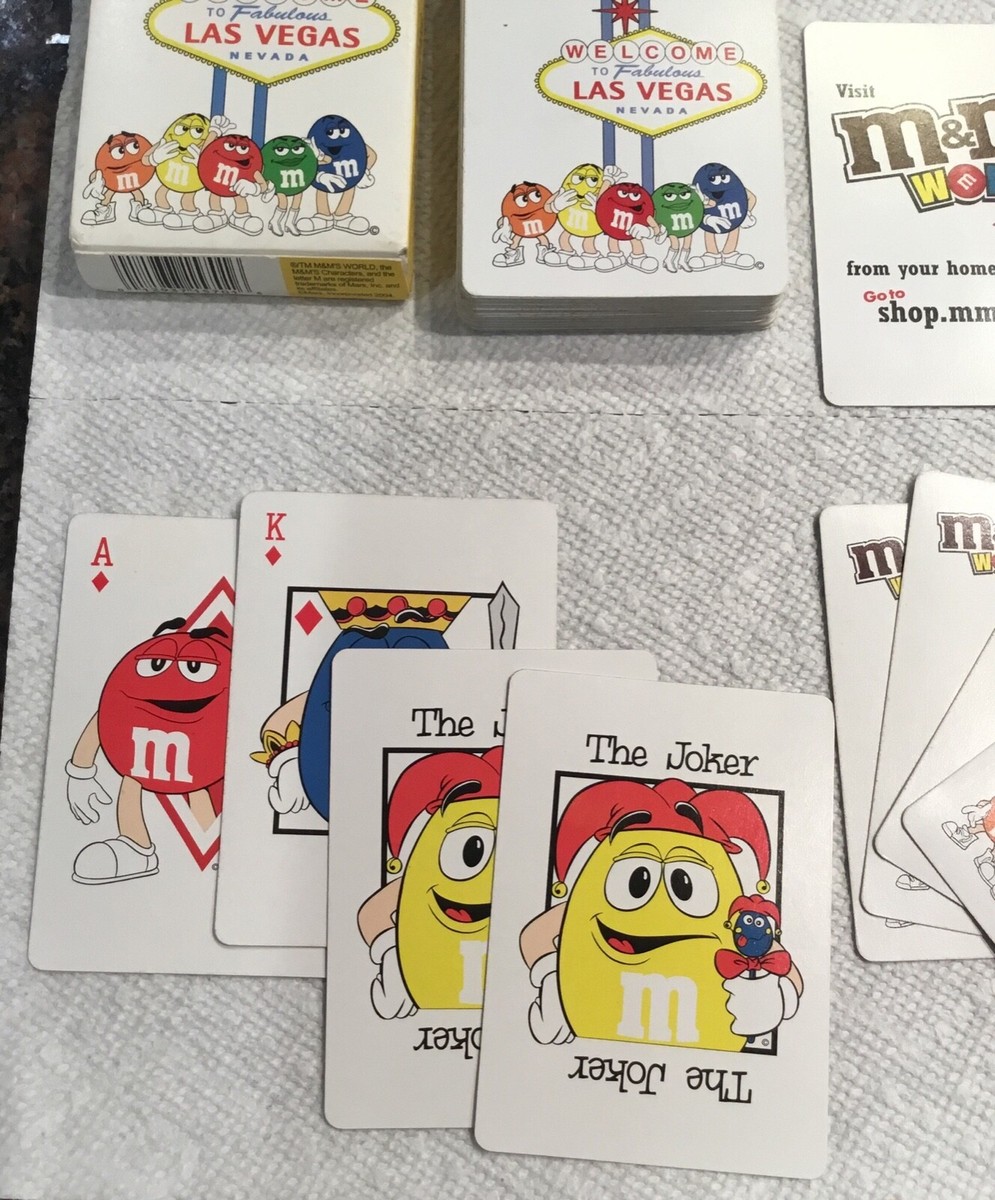 M&M's Playing Cards Welcome to Fabulous Las Vegas Nevada Mars Deck