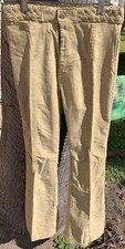 Wrangler Sedgefield Khaki 70s Braided Waist BIG Bell Bottom Corduroy Jeans