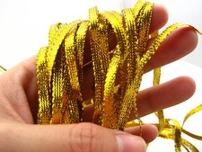 20ms Gold hard curtain upholstery Edging Trimming craft clothing trimming String