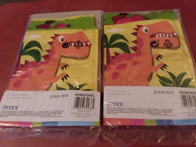 Inflatable Arm Bands Floaties Kids Swimming Pool Safety Trainers Two Pair Lot