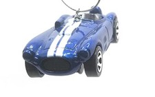 Christmas Ornament for Cunningham C4R Blue White Stripes