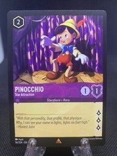 Disney Lorcana: Rise of the Floodborn - Pinocchio Star Attraction 56/204 - Rare