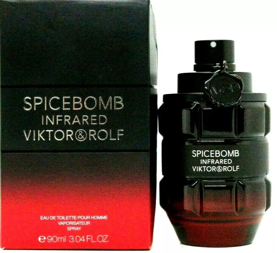 VIKTOR & ROLF SPICEBOMB INFRARED EAU DE TOILETTE FOR MEN 3.04 Oz / 90  ml NEW!!!