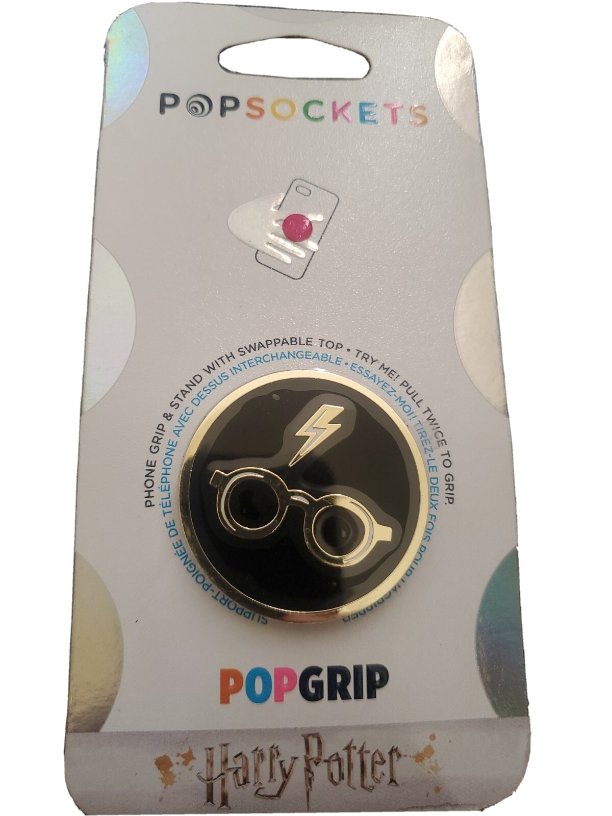 Harry Potter Lightning Glasses Popsocket PopGrip Cell Phone Stand Grip Holder-image