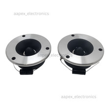 2 Pcs 3.75" Aluminum Bullet Titanium Horn Tweeter 300W Rated Power 99dB TW20