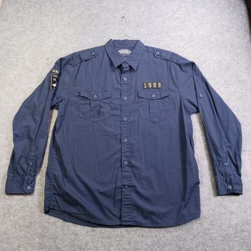 Nautica Knopfleiste Shirt Herren XL Überschuss Kleidung NJC-99 Chatham Island 1999 - Bild 1 von 13