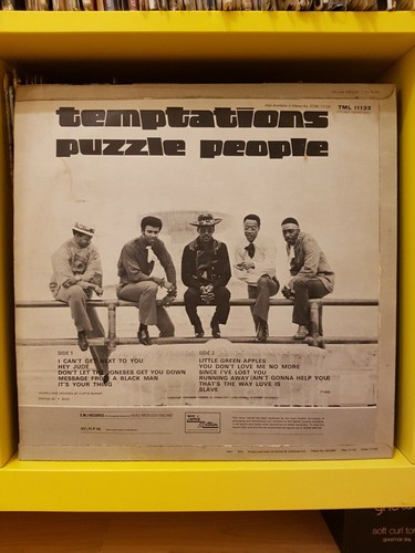 THE TEMPTATIONS - PUZZLE PEOPLE TML 11133 RARE MONO VINYL LP TAMLA MOTOWN FUNK - Picture 2 of 6