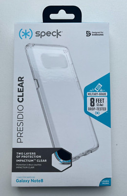 Speck Presidio Clear Bumper Case for Samsung Galaxy Note8 / Note 8 - Clear