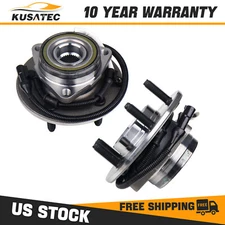 Pair Front Wheel Hub Bearing Assembly For 4x4 4WD Ford F150 00-03 F-150 Heritage
