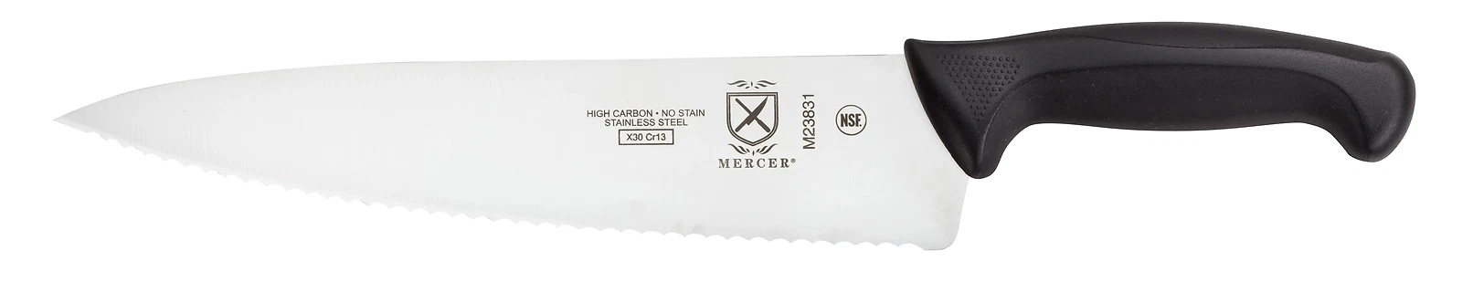 Mercer Culinary Millennia® 10" High Carbon Japanese Steel Wavy Chef's Knife