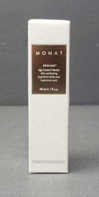Monat Rewind 1oz Pump Daily Moisturizer Anit-aging New/Sealed