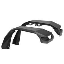 Wide Flat Front Fender Flare Steel Fit 2018-2026 Jeep Wrangler JL Gladiator JT