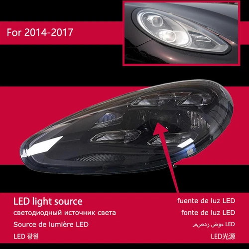 For Porsche Panamera 2011-2017 upgraded Matrix LED Front DRL Headlight Plug&play - Picture 4 of 13