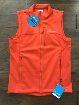 blaze orange softshell vest