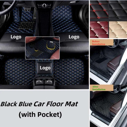 For Smart Fortwo-Forfour All Models Car Floor Mats Custom Liners No-Slip Carpets - Imagen 21 de 36