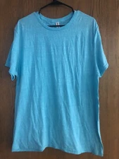 Jerzees LIGHT BLUE Tee T Shirt LARGE