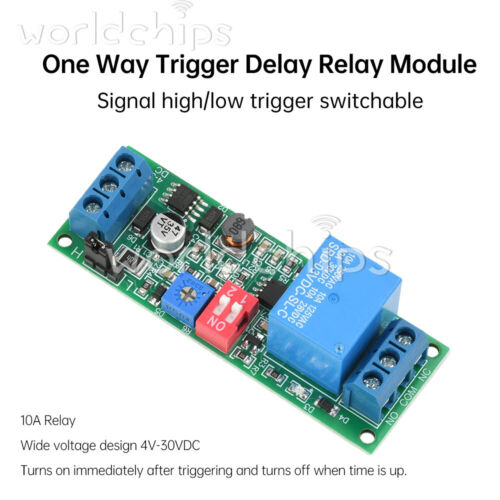 DC 4-30V Power Adjustable Delay Relay Timer Control Module 4 Gear Delay Switch - Picture 6 of 20