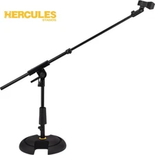 Hercules MS120BPRO Low Profile Microphone Stand With Telescopic Boom Arm
