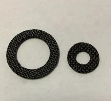 QUANTUM REEL PART - Accurist 100SPTA - (2) Smooth Carbontex Drag Washers #SDQ3