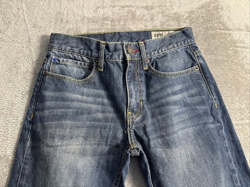 CCS Men’s Jeans 28x32 (28x31) Blue Skinny Skateboard Dark Wash Selvedge Denim - Picture 6 of 17