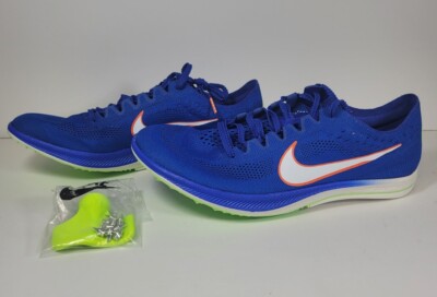 Nike ZoomX Dragonfly Mens Size 5.5 Track Spikes Racer Blue White
