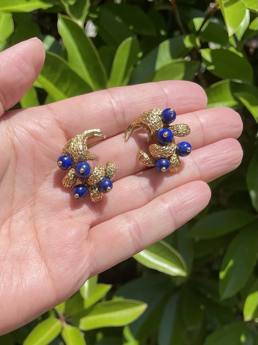 Vintage van cleef earrings deals