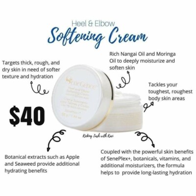 Heel and Elbow Softening Cream SeneDerm By Senegence NEW