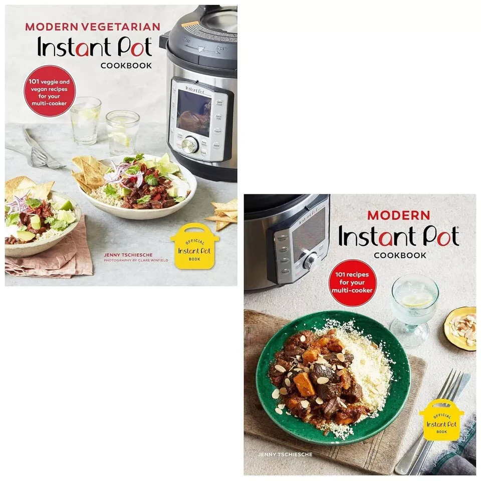 B&Q - Modern Instant Pot Cookbook & Vegetarian Instant Pot 2 Book Set By Jenny Tschiesche - Image 7
