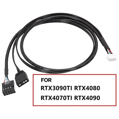 Synchronized Cable RGB for Seven Rainbow RTX3090TI RTX4080 RTX4070TI RTX4070 - Afbeelding 3 van 8