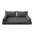 *COVER ONLY*-Style 2 Daybed Mattress Bolster Pillow Covers Piped Trim Crib-AD003