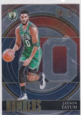 2021-22 Panini Select #9 Jayson Tatum Select Numbers Insert Free