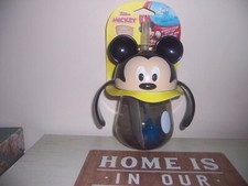 disney junior mickey mouse straw weighted sippy cup New 9M 