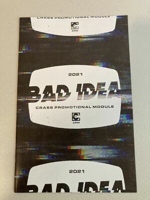 BAD IDEA CRASS PROMOTIONAL MODULE 2021 FIRST ENIAC TANKERS WHALESVILLE + MORE 