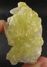 50 CARAT NATURAL BEAUTIFUL LEMON YELLOW BRUCITE CRYSTAL MINERAL SPECIMEN @ PAK