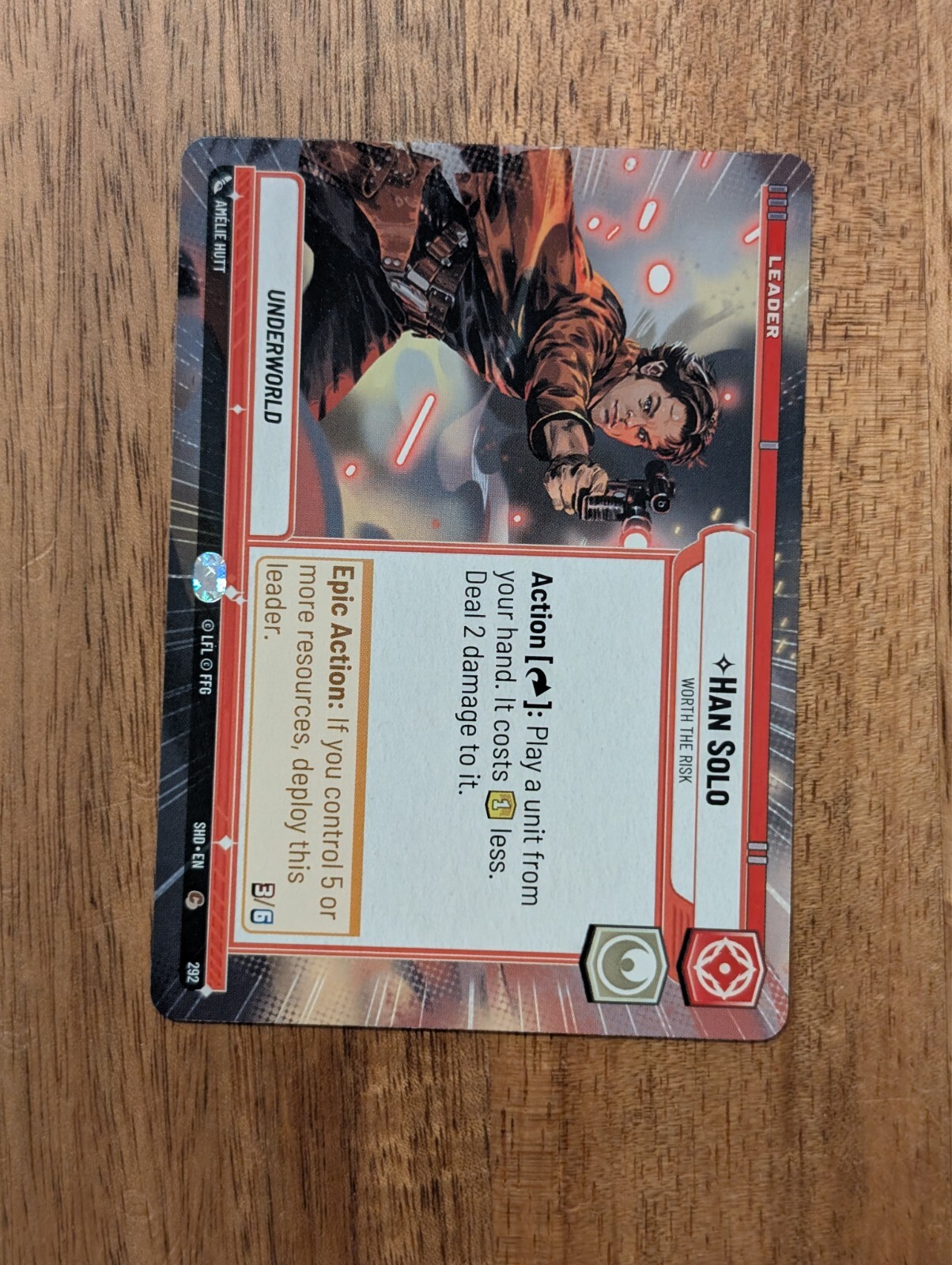 Star Wars Unlimited TCG - SWU - Han Solo Hyperspace - NM Cond