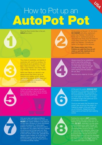 AutoPot Spring Pot 1 Pot XL System w/ 12.4 gal tank (5 gal Spring Pots) - Picture 4 of 5