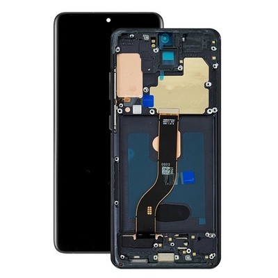 For Samsung Galaxy S20 Plus 5G/4G G986/G985 OLED LCD Touch Screen Assembly Frame