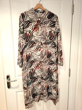 Thanny @ Sahara Midi Shirt Dress Oversize Lightweight Size Medium Pockets